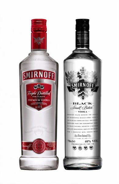 Smirnoff Vodka Black&amp;Red Bundle