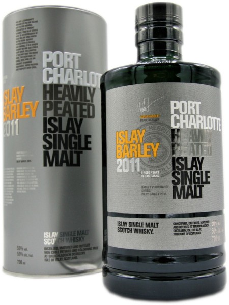 Bruichladdich Whisky Port Charlotte Islay Barley 2011 0,7 Liter