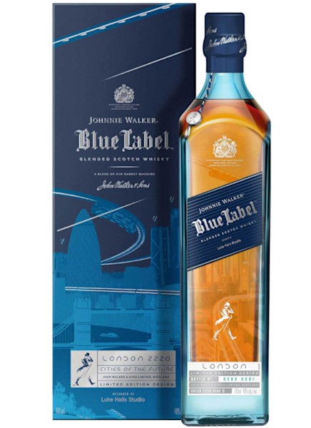 Johnnie Walker Blue Label Cities of the Future London 2220 Edition Whisky 0,7 Liter