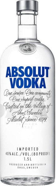 Absolut Vodka 1,5 Liter