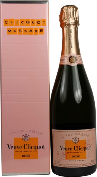 Veuve Clicquot Rosé Champagner Message Edition 0,75l