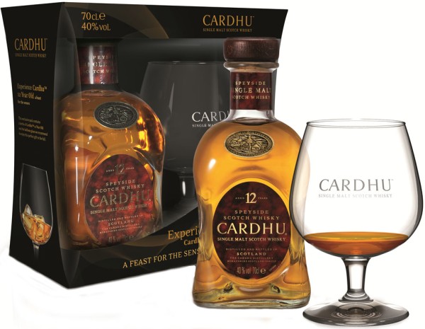 Cardhu Geschenkset mit Whiskyglas