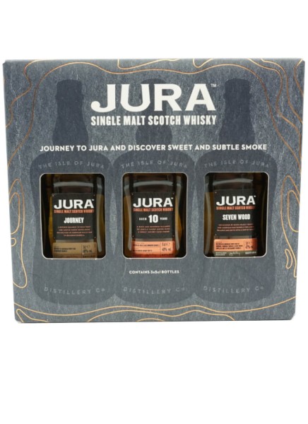 Isle of Jura Whisky Trilogy Mini 3x 0,05 Liter