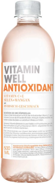 Vitamin Well Antioxidant Wellnessdrink 0,5 Liter