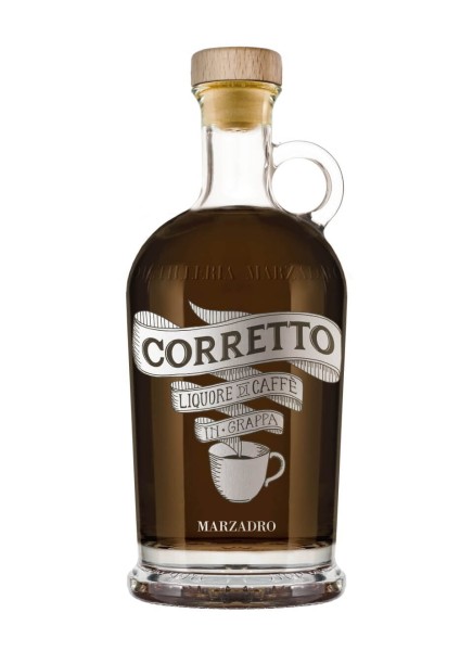 Marzadro Corretto Kaffeelikör mit Grappa 0,7 Liter