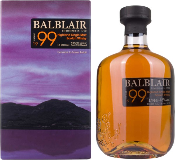 Balblair Whisky Vintage 1999 1l