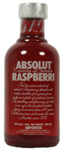 Absolut Vodka Raspberri 0,2l