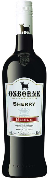 Osborne Sherry Medium 0,75 Liter