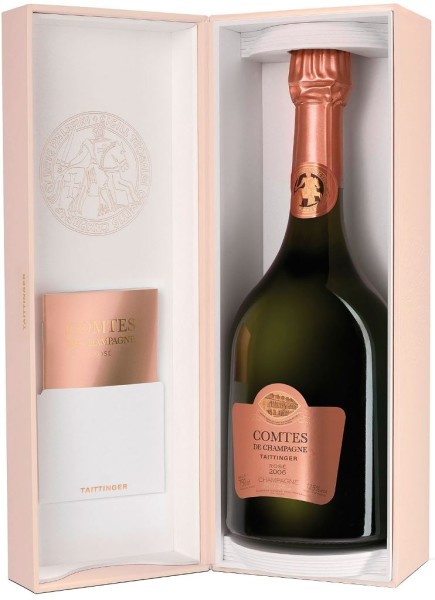 Taittinger Comtes de Champagne Rose in Geschenkverpackung 0,75l