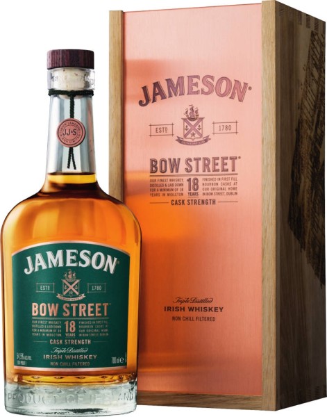 Jameson Irish Whisky Bow Street 18 Jahre