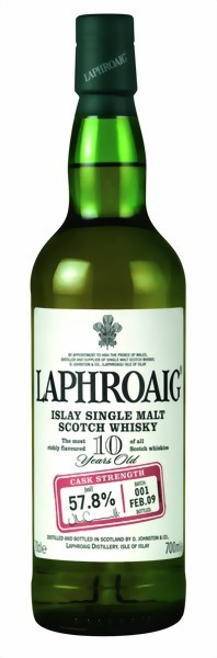 Laphroaig Malt Whisky 10 yrs. Cask Strenght 0,7 Liter