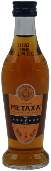 Metaxa Brandy 7 Sterne Mini 0,05 Liter