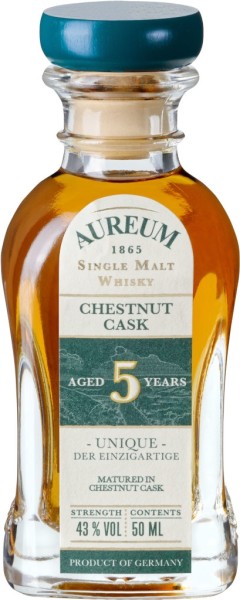 Aureum 1865 Whisky Chestnut Cask Mini 0,05 Liter