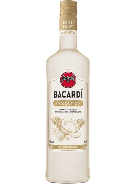 Bacardi Coquito Coconut Cream Likör 0,7 Liter