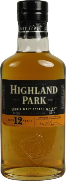 Highland Park Whisky 12 Jahre 0,35 Liter