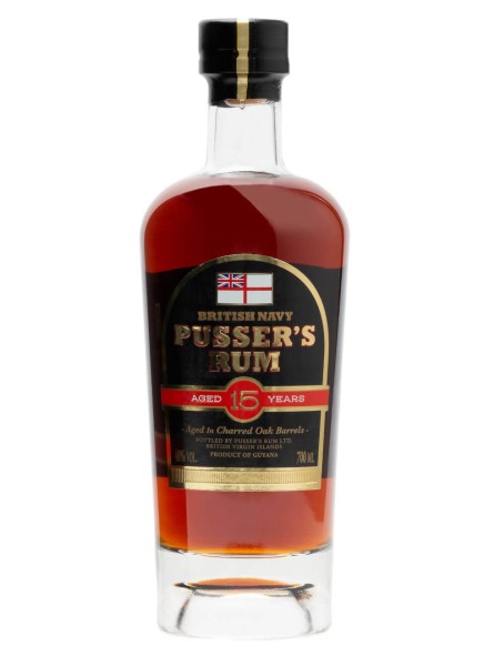 Pusser&#039;s British Navy Rum 15 Jahre 0,7 Liter