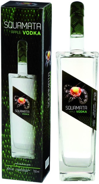 Squamata Vodka in Geschenkpackung
