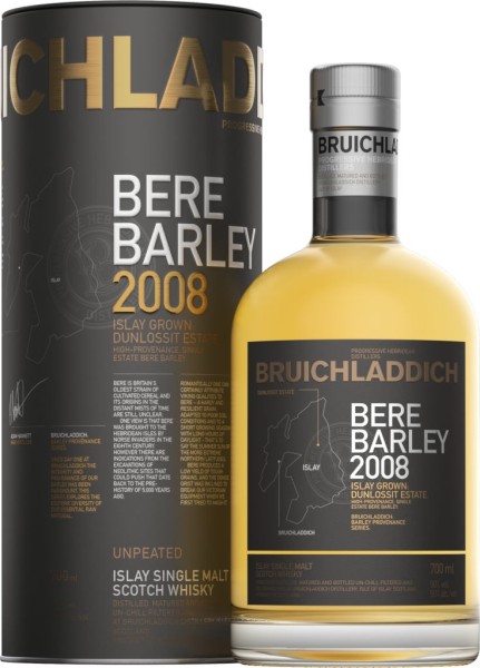Bruichladdich Whisky Bere Barley 2008 0,7 Liter