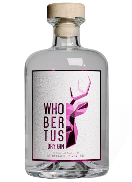 Whobertus Dry Gin Pink 0,5 Liter limiterte Edition