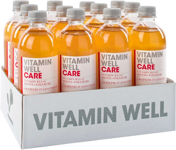 12x Vitamin Well Care Wellnessdrink 0,5l