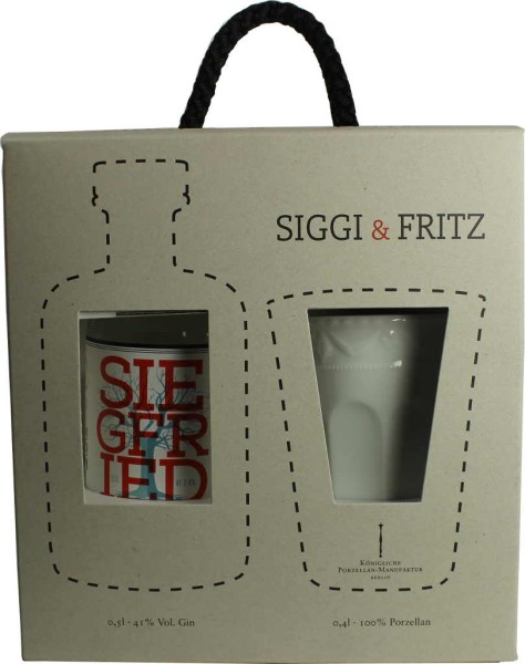Siggi &amp; Fritz - Siegfried Rheinland Dry Gin Set 0,5 Liter