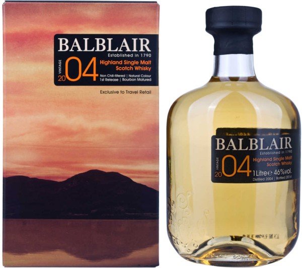 Balblair Whisky Vintage 2004 1l