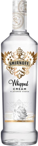 Smirnoff Whipped Cream 1 Liter