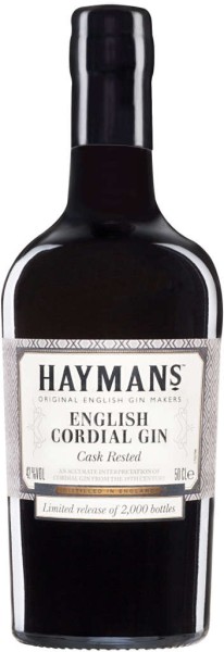 Haymans English Cordial Gin Cask Rested 0,5 Liter