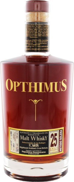 Opthimus 25 Jahre Malt Whisky Barrel