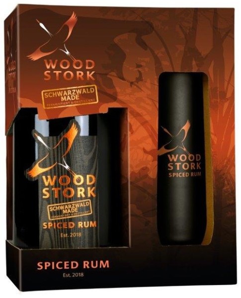 Woodstork Spiced Rum 0,5 Liter mit Glas