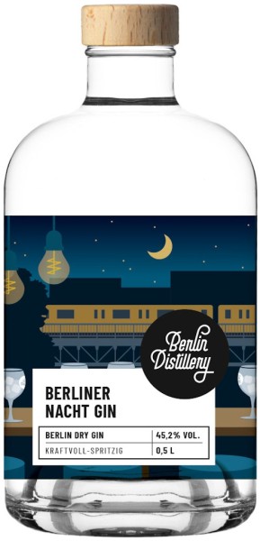 Berlin Distillery Berliner Nacht Gin 0,5 Liter