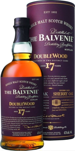 Balvenie Whisky Double Wood 17 Jahre 0,7 Liter
