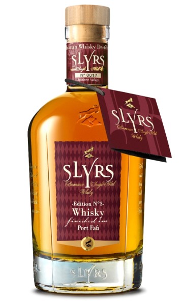 Slyrs Whisky Portwein Finish 0,35 Liter