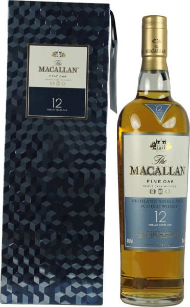 The Macallan Whisky Fine Oak 12 Jahre Bling Box 0,7 Liter