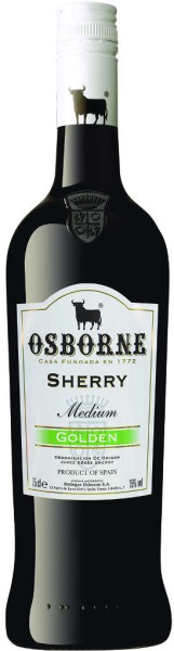 Osborne Sherry Golden Medium 0,75 Liter