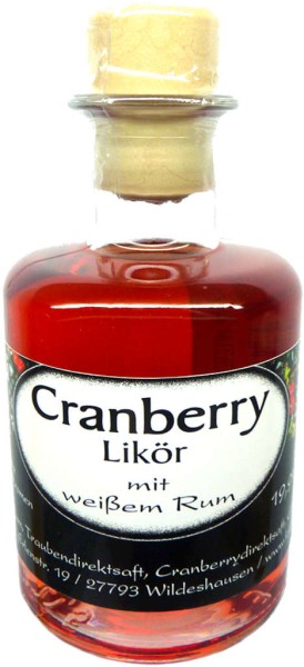 Lasovli Cranberrylikör 0,2 Liter