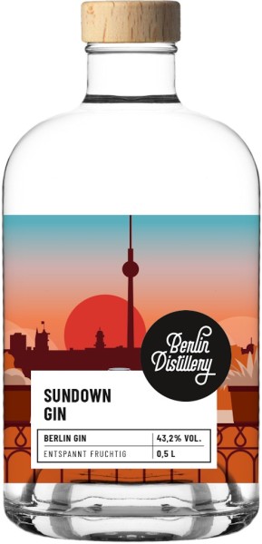 Berlin Distillery Sundown Gin 0,5 Liter