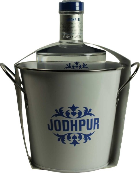 Jodhpur London Dry Gin 0,7 Liter mit Eiskübel