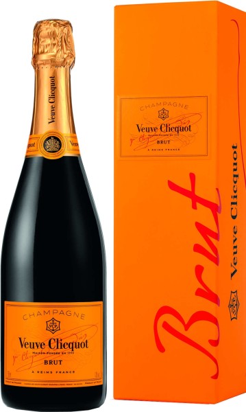 Veuve Clicquot Champagner Brut 0,75 Liter in Geschenkpackung