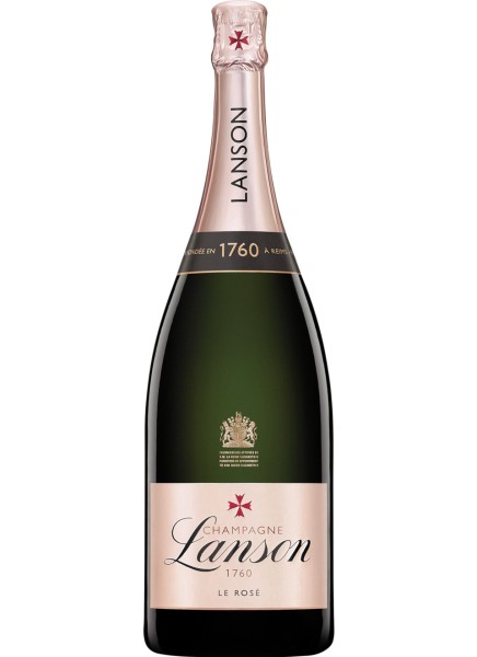 Lanson Champagner Rosé Label 1,5 Liter