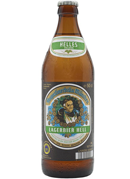 12x Augustiner Bier Hell 0,5 Liter mit Lederhose Gratis