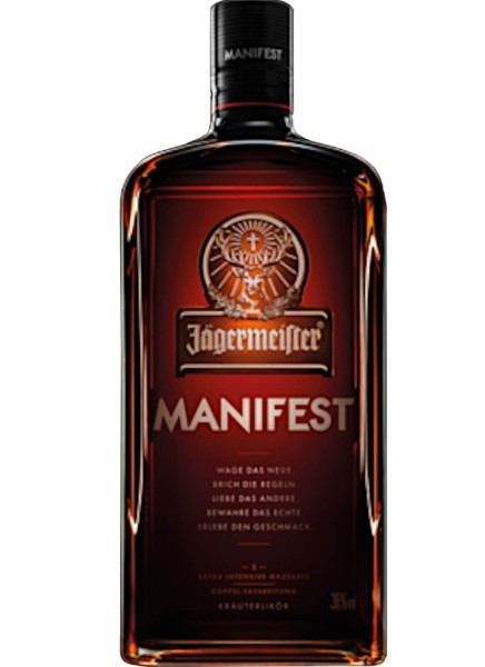 Jägermeister Manifest 0,5 Liter mit Shotgläser