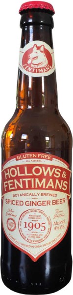 Hollows &amp; Fentimans Spiced Ginger Beer 0,33 Liter