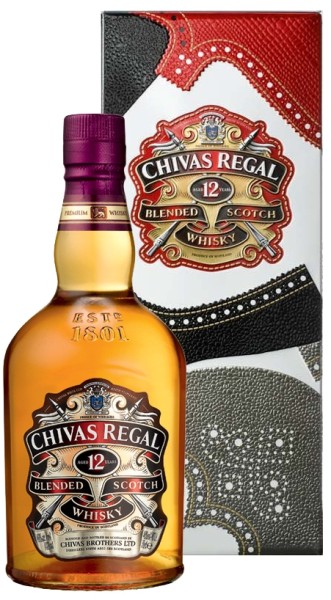 Chivas Regal Whisky 12 Jahre in Tin Box by Tim Little 0,7l