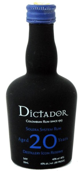 Dictador Solera Premium Reserve 20yrs.  Mini