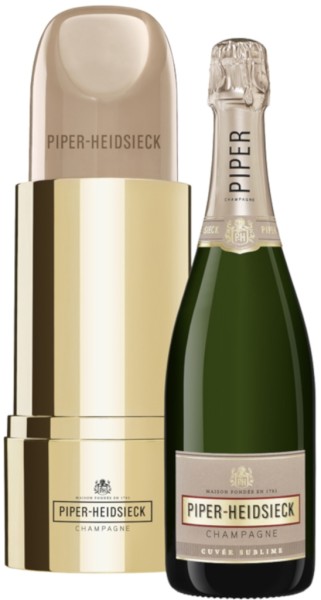 Piper Heidsieck Champagner Cuvee Sublime 0,75l mit Lipstick Coolbox