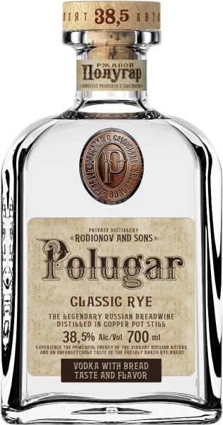 Polugar Brotwein Classic Rye 0,7 Liter