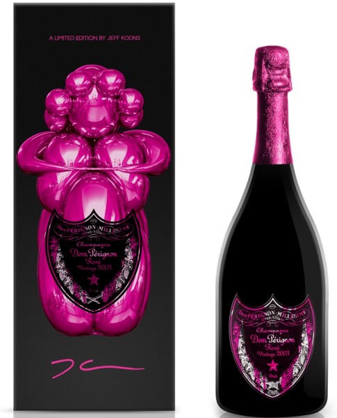 Dom Perignon Rose Limited Edition bei Jeff Koons