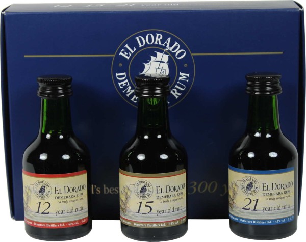 El Dorado Rum Minis 3x 5cl