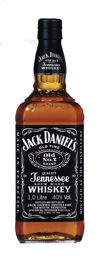 Jack Daniels Whiskey Black Label Old No.7 1 l